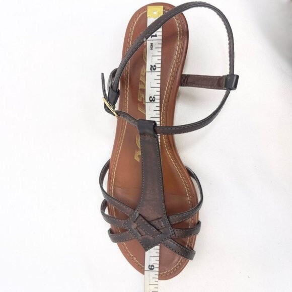 Rocket Dog Leather Cork Wedge Sandals - Picture 5 of 13